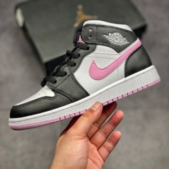 Jordan | Shoes | Nike Air Jordan Mid Among Three Lines Powder Pand |  Poshmark